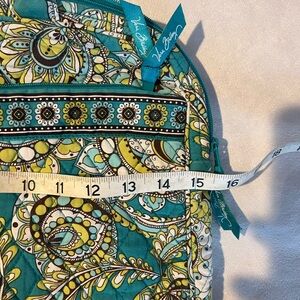 Vera Bradley Yellow and Teal Floral Interior